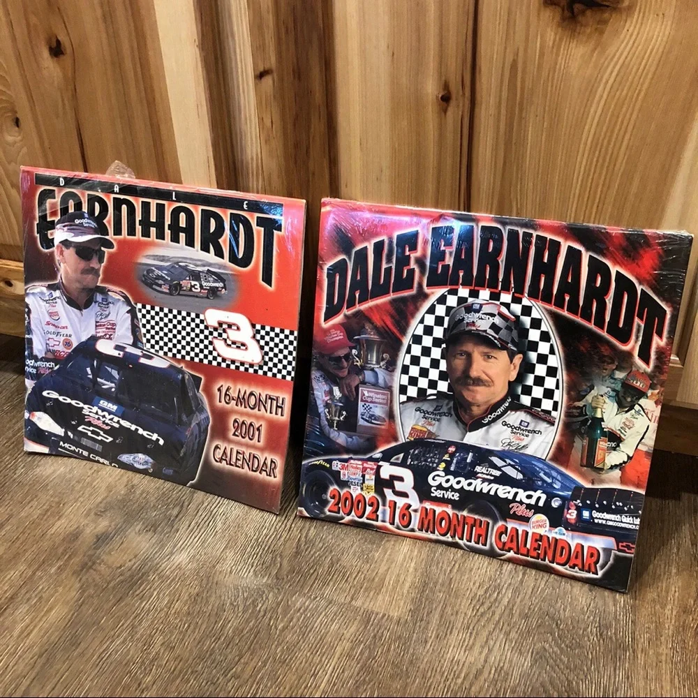 two dale earnhardt calendars
